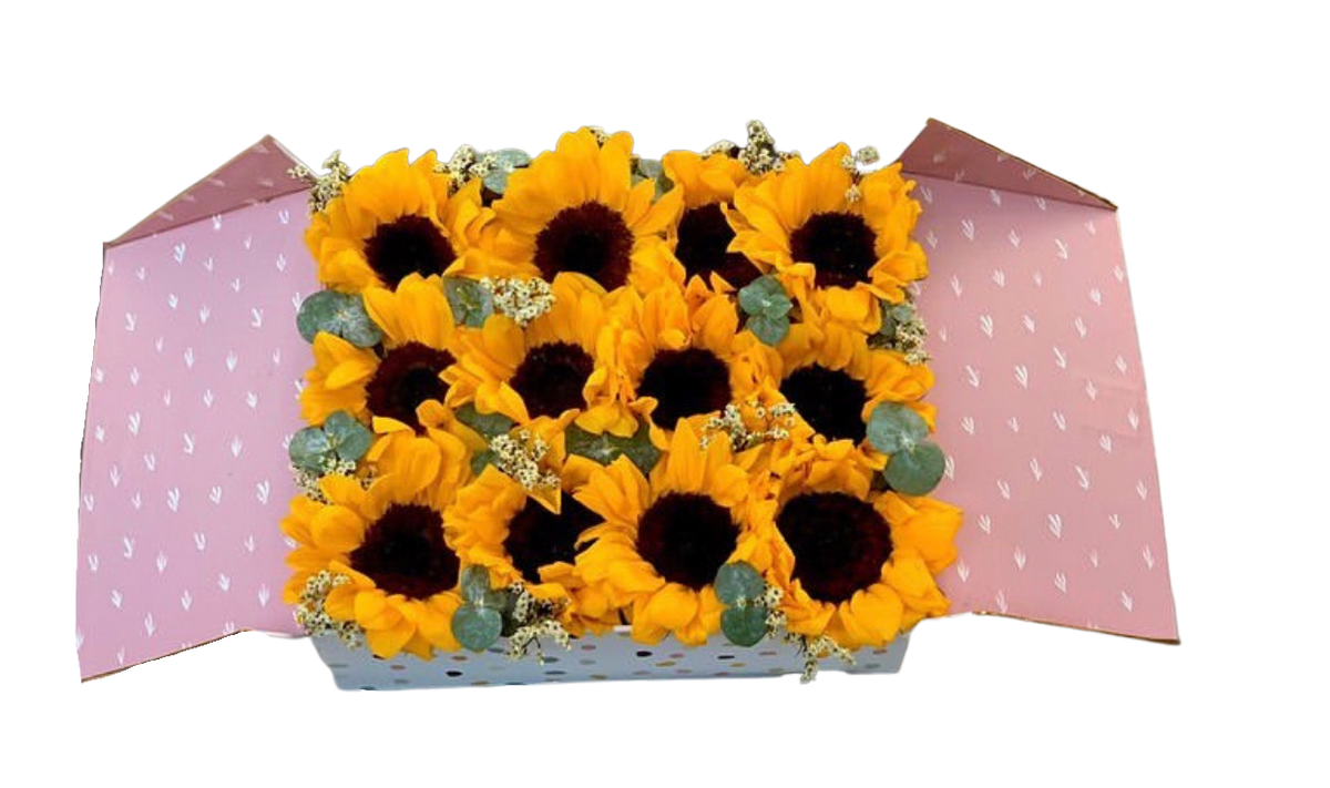 Decorative Sunflower Box